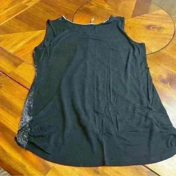 Skinny Minnie Women's xl black tank y2k - Picture 4 of 4